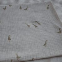hydrofiele doek met ganzenprint