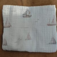 hydrofiele doek - zeilbootjes